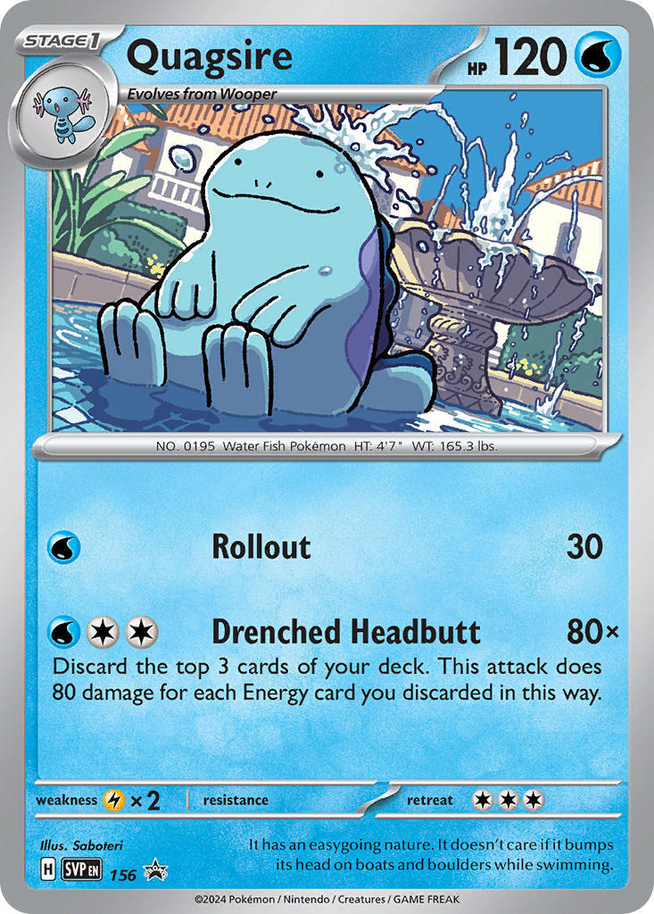 Quagsire (156) [Scarlet & Violet: Black Star Promos] | Enigma On Main