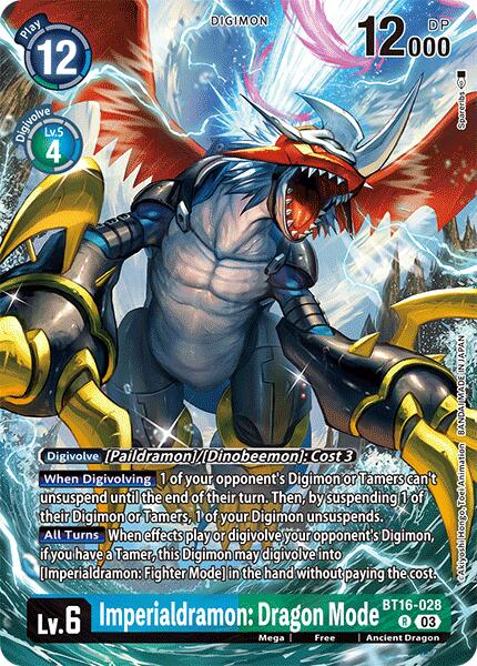 Imperialdramon: Dragon Mode [BT16-028] (Alternate Art) [Special Limited Set] | Enigma On Main