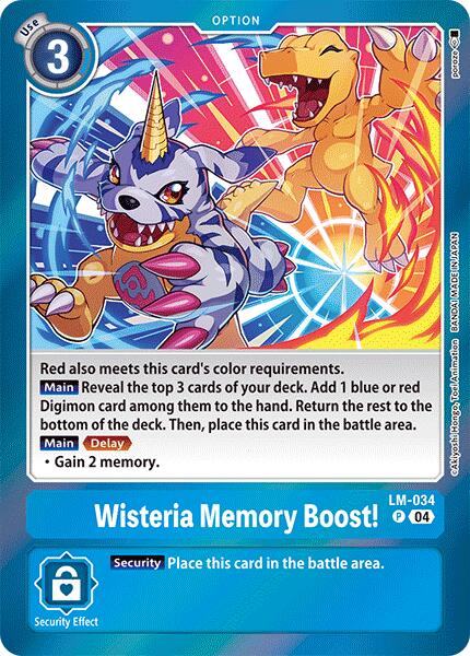 Wisteria Memory Boost! [LM-034] [Special Limited Set] | Enigma On Main