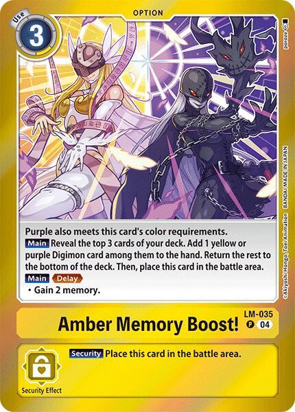 Amber Memory Boost! [LM-035] [Special Limited Set] | Enigma On Main