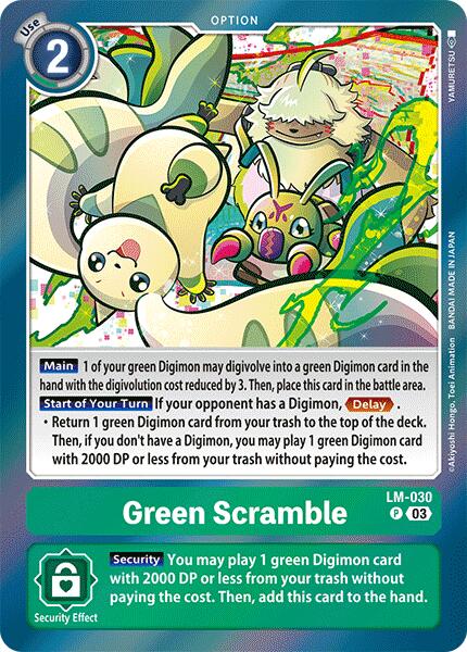 Green Scramble [LM-030] [Special Limited Set] | Enigma On Main