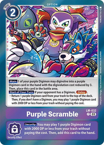 Purple Scramble [LM-032] [Special Limited Set] | Enigma On Main