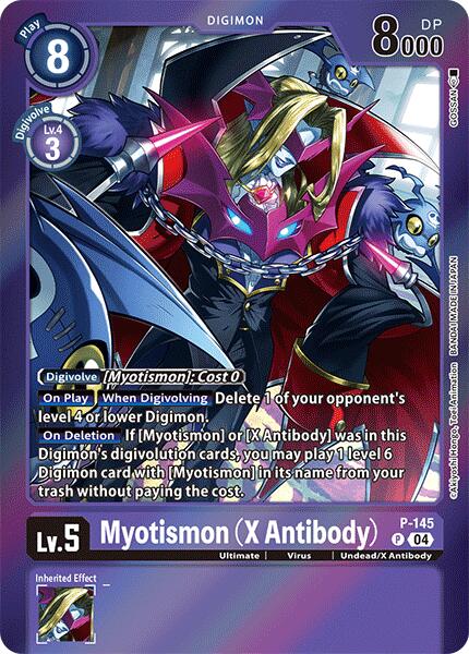 Myotismon [P-145] (X Antibody) (Reprint) [Special Limited Set] | Enigma On Main