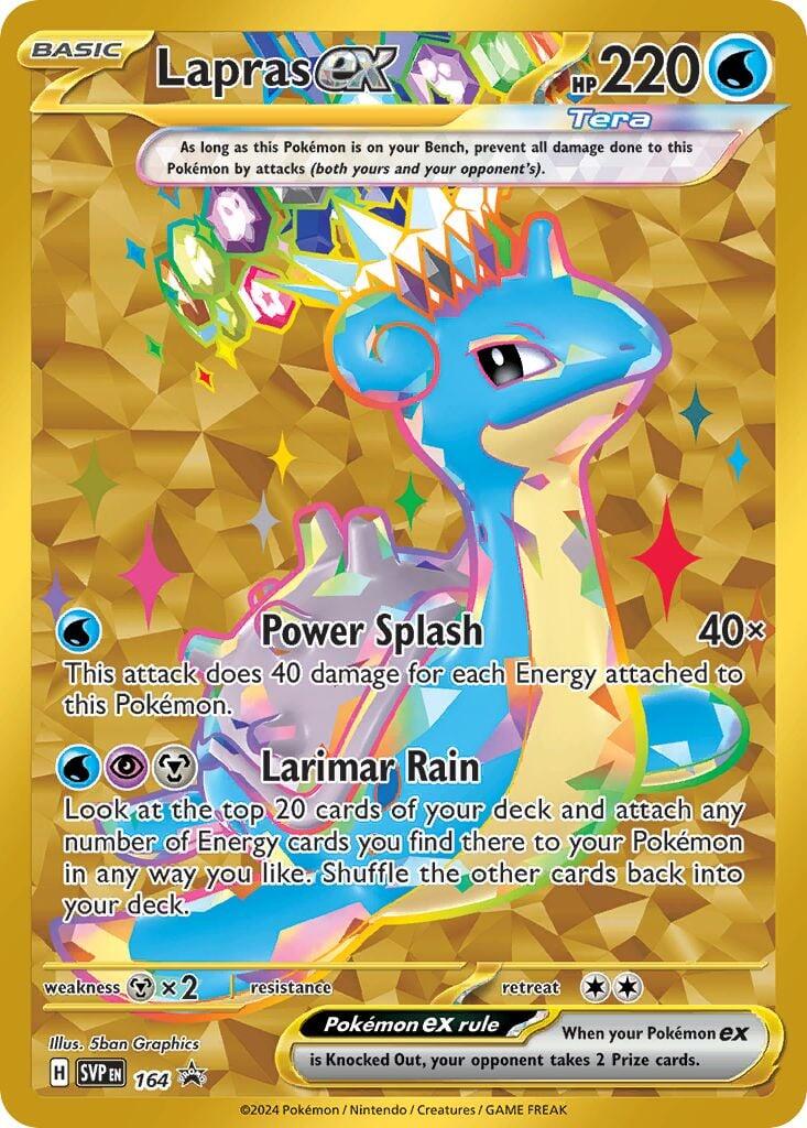 Lapras ex (164) [Scarlet & Violet: Black Star Promos] | Enigma On Main