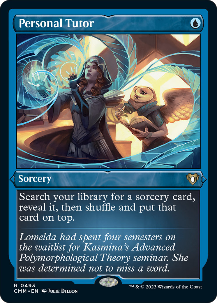 Personal Tutor (Foil Etched) [Commander Masters] | Enigma On Main
