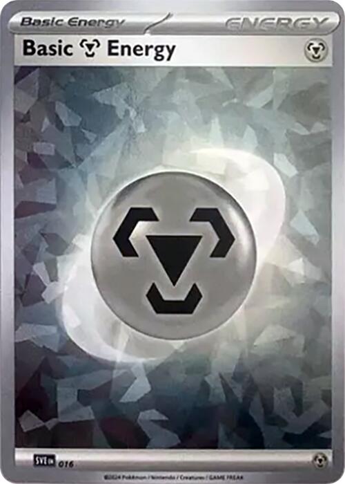 Basic Metal Energy (016) (Cracked Ice Holo) [Scarlet & Violet: Stellar Crown] | Enigma On Main