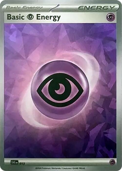 Basic Psychic Energy (013) (Cracked Ice Holo) [Scarlet & Violet: Stellar Crown] | Enigma On Main