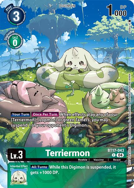 Terriermon [BT17-043] (Legend Pack 2024 Box Topper) [Chain of Liberation] | Enigma On Main