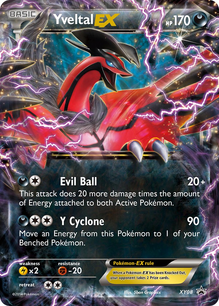 Yveltal EX (XY08) [XY: Black Star Promos] | Enigma On Main