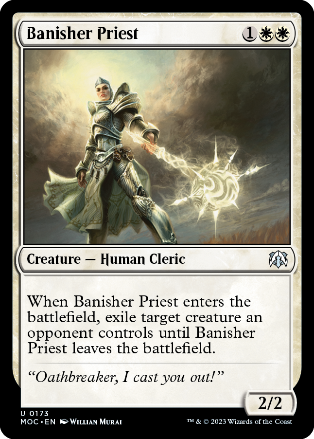 Banisher Priest [March of the Machine Commander] | Enigma On Main