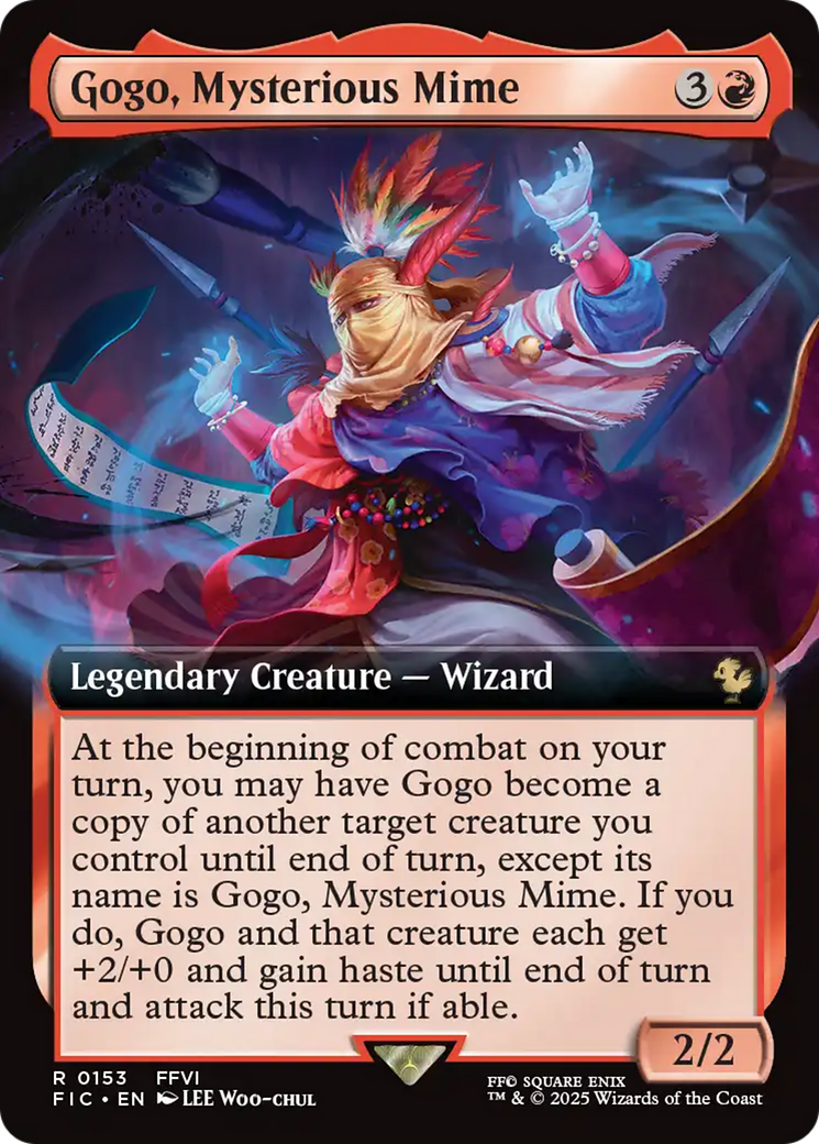 Gogo, Mysterious Mime (Extended Art) [FINAL FANTASY Commander] | Enigma On Main