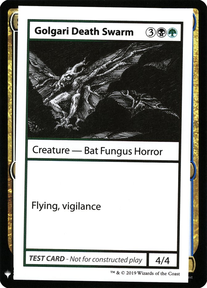 Golgari Death Swarm [Mystery Booster Playtest Cards] | Enigma On Main