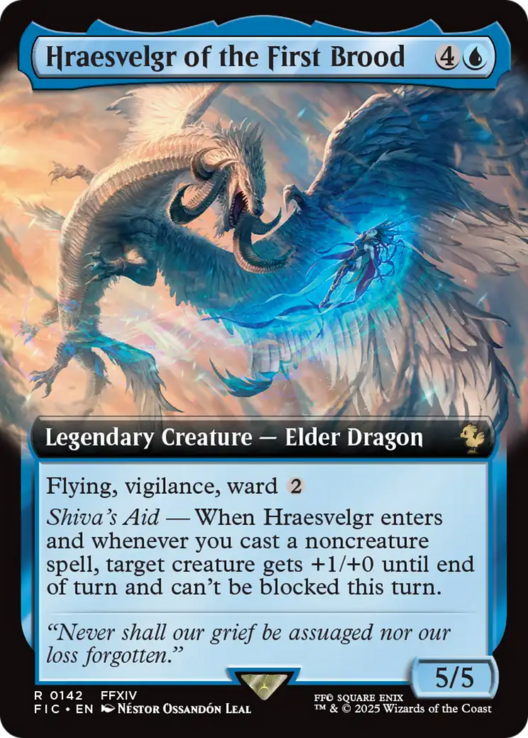 Hraesvelgr of the First Brood (Extended Art) [FINAL FANTASY Commander] | Enigma On Main