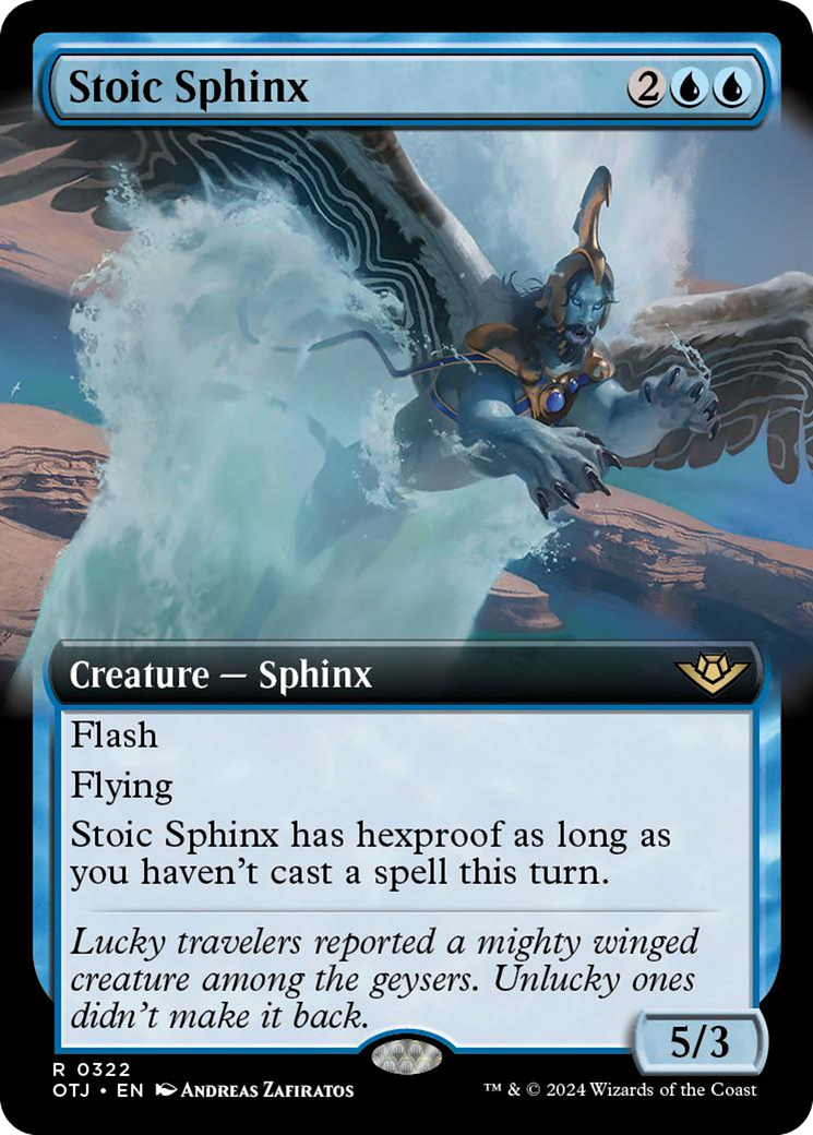 Stoic Sphinx (Extended Art) [Outlaws of Thunder Junction] | Enigma On Main