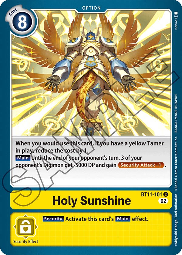 Holy Sunshine [BT11-101] [Dimensional Phase] | Enigma On Main