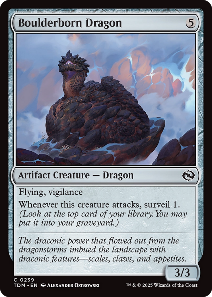 Boulderborn Dragon [Tarkir: Dragonstorm] | Enigma On Main
