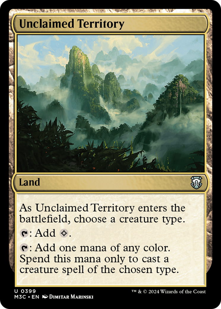 Unclaimed Territory (Ripple Foil) [Modern Horizons 3 Commander] | Enigma On Main