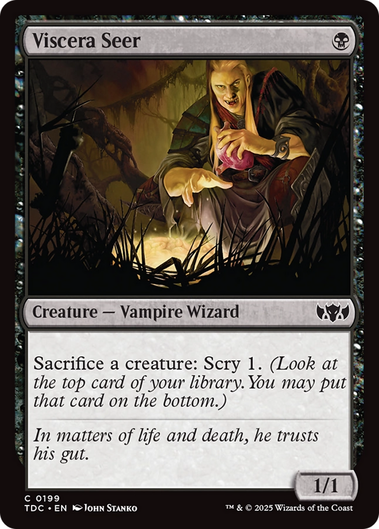 Viscera Seer [Tarkir: Dragonstorm Commander] | Enigma On Main