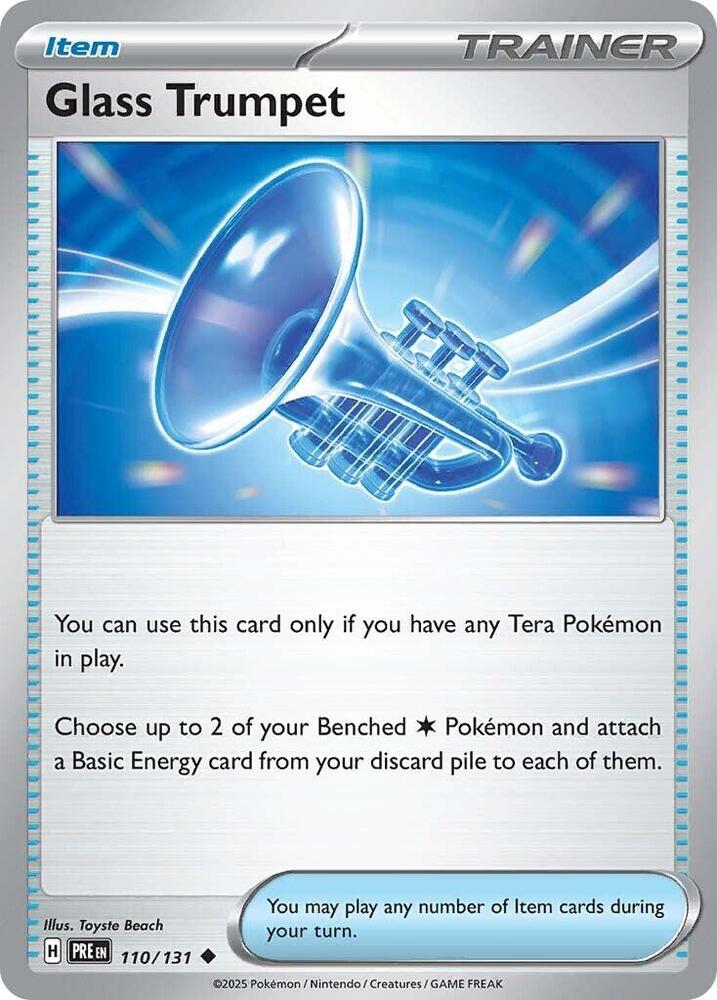 Glass Trumpet (110/131) [Scarlet & Violet: Prismatic Evolutions] | Enigma On Main
