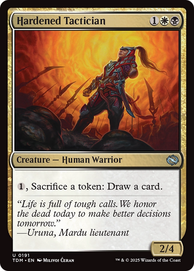 Hardened Tactician [Tarkir: Dragonstorm] | Enigma On Main
