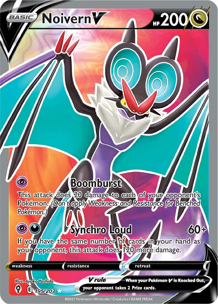 Noivern V (195/203) [Sword & Shield: Evolving Skies] | Enigma On Main