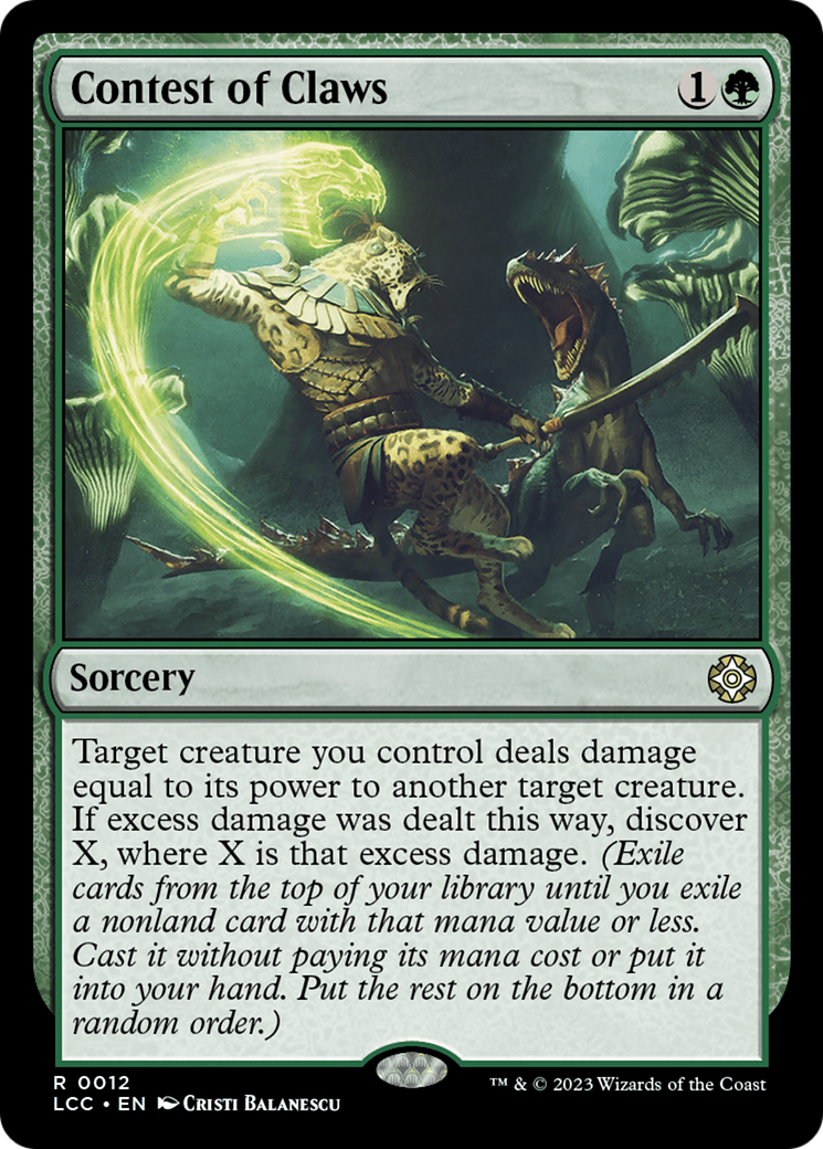 Contest of Claws [The Lost Caverns of Ixalan Commander] | Enigma On Main