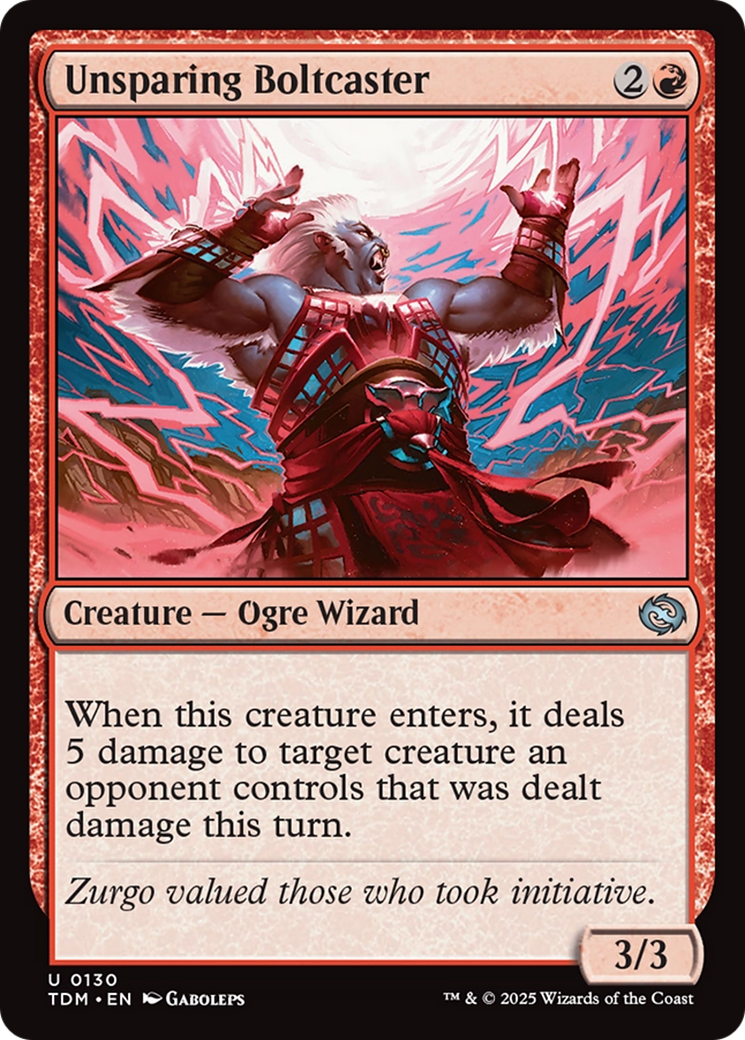 Unsparing Boltcaster [Tarkir: Dragonstorm] | Enigma On Main