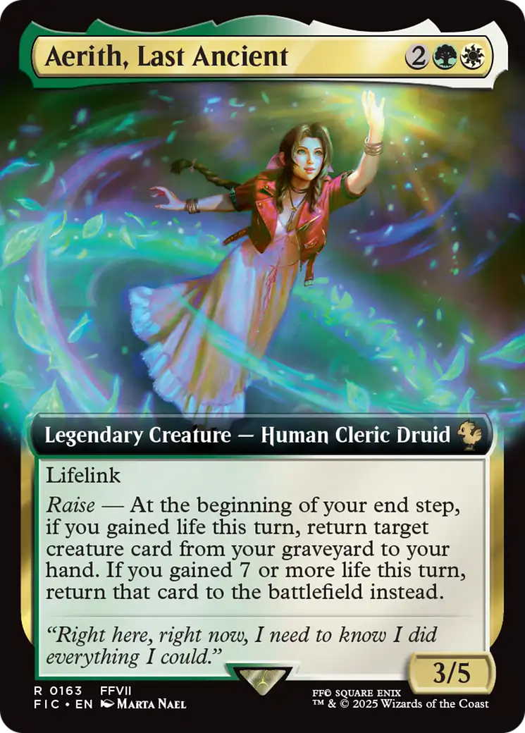 Aerith, Last Ancient (Extended Art) [FINAL FANTASY Commander] | Enigma On Main