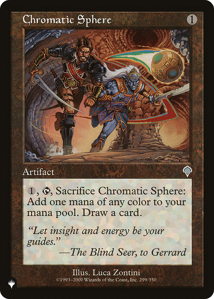 Chromatic Sphere [The List Reprints] | Enigma On Main