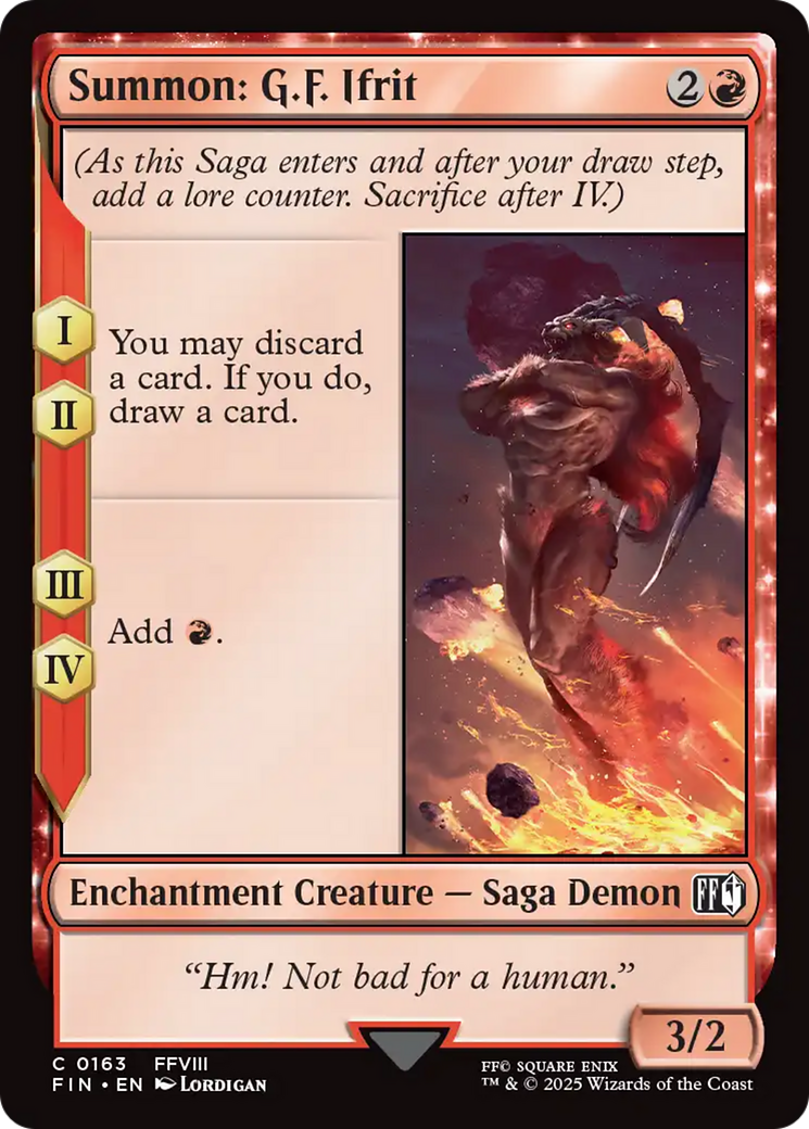 Summon: G.F. Ifrit [FINAL FANTASY] | Enigma On Main