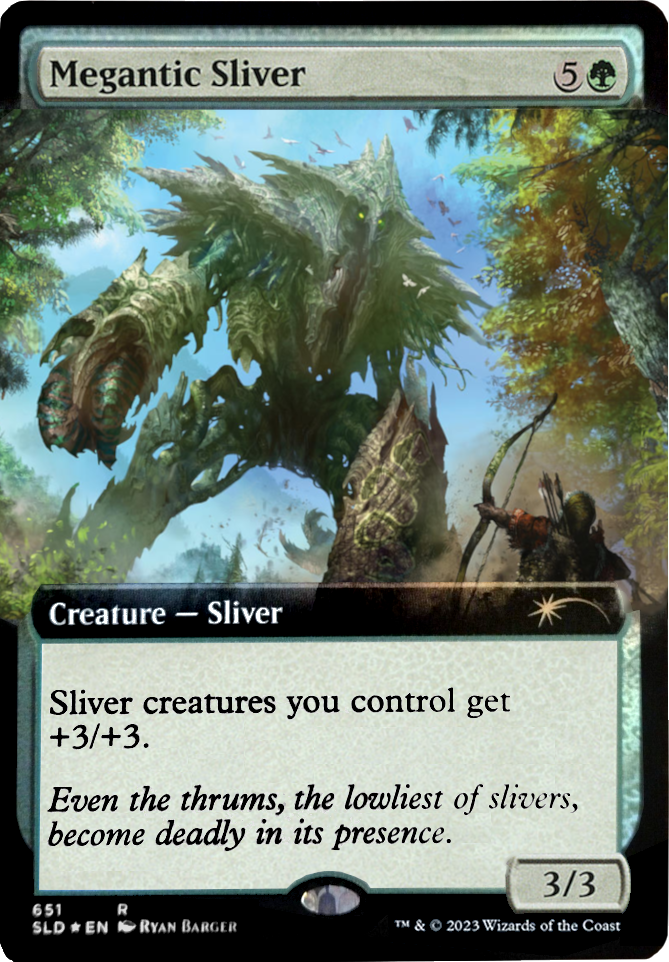 Megantic Sliver (Extended Art) [Secret Lair Drop Promos] | Enigma On Main