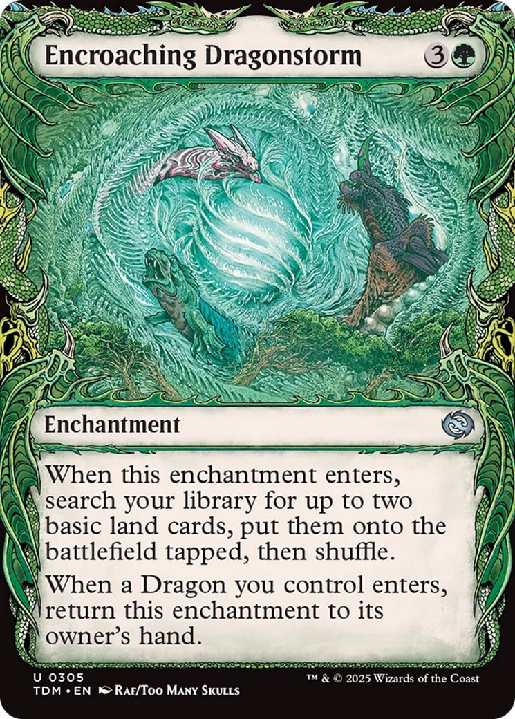 Encroaching Dragonstorm (Showcase) [Tarkir: Dragonstorm] | Enigma On Main