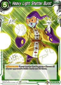 Heavy Light Shatter Burst (Divine Multiverse Draft Tournament) (DB2-096) [Tournament Promotion Cards] | Enigma On Main