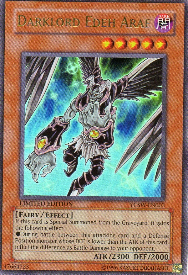 Darklord Edeh Arae [YCSW-EN003] Ultra Rare | Enigma On Main