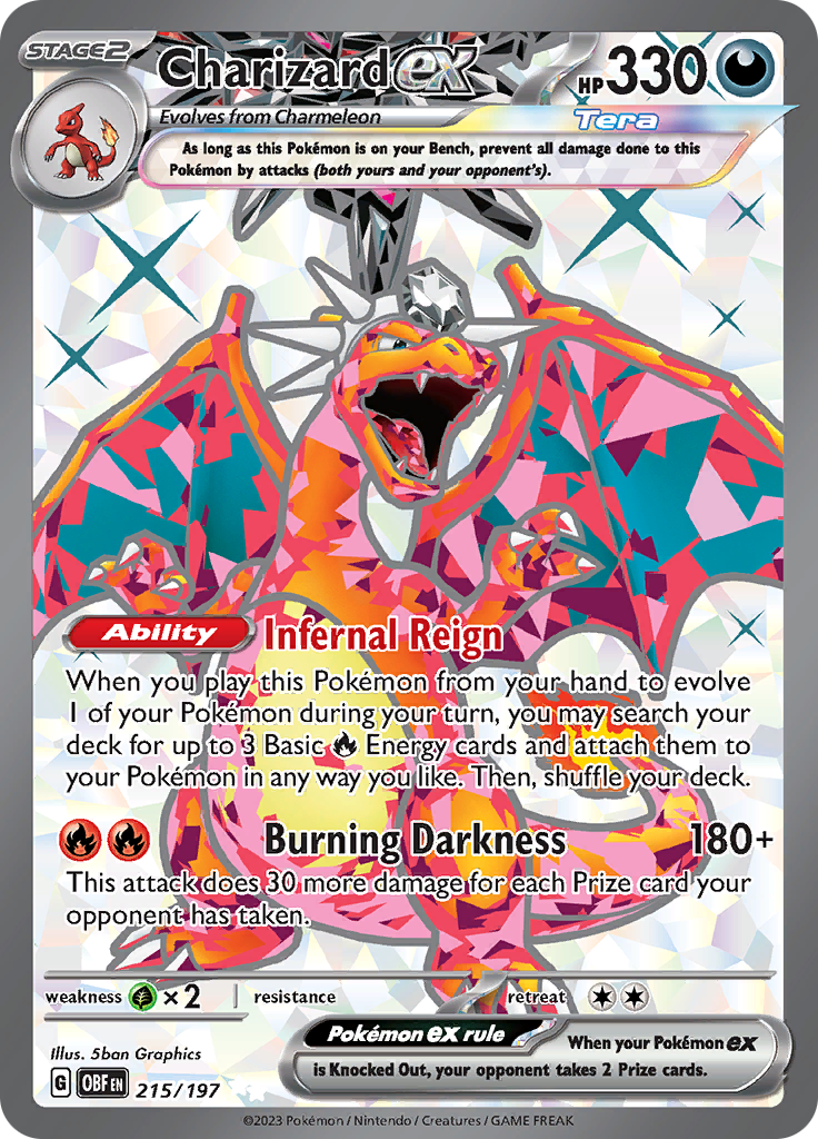 Charizard ex (215/197) [Scarlet & Violet: Obsidian Flames] | Enigma On Main