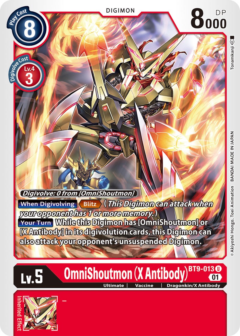 OmniShoutmon (X Antibody) [BT9-013] [X Record] | Enigma On Main