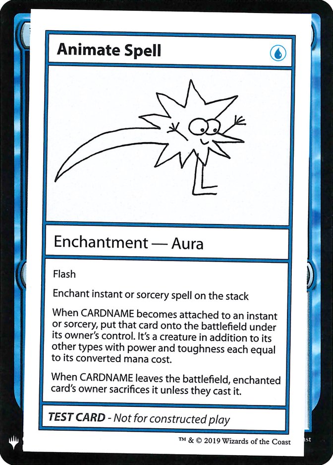 Animate Spell [Mystery Booster Playtest Cards] | Enigma On Main