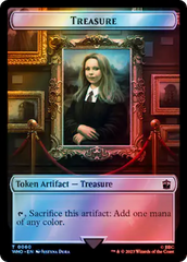 Fish // Treasure (0060) Double-Sided Token (Surge Foil) [Doctor Who Tokens] | Enigma On Main