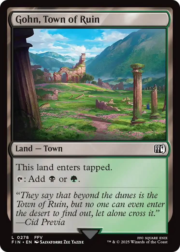 Gohn, Town of Ruin [FINAL FANTASY] | Enigma On Main