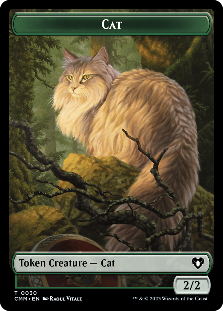 Cat Token (30) [Commander Masters Tokens] | Enigma On Main