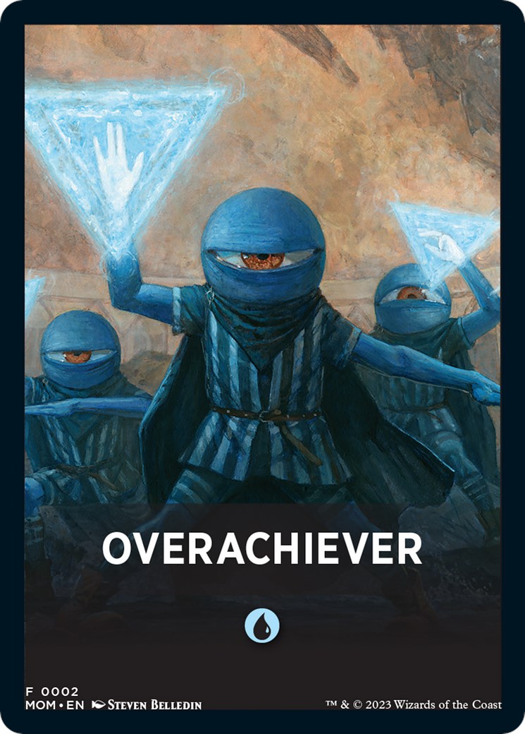 Overachiever Theme Card [March of the Machine Tokens] | Enigma On Main