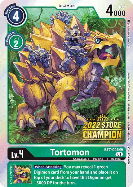 Tortomon [BT7-045] (2022 Store Champion) [Next Adventure Promos] | Enigma On Main