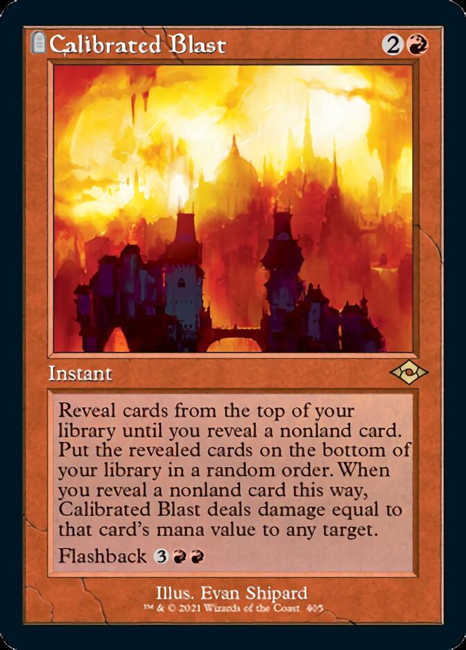 Calibrated Blast (Retro) [Modern Horizons 2] | Enigma On Main