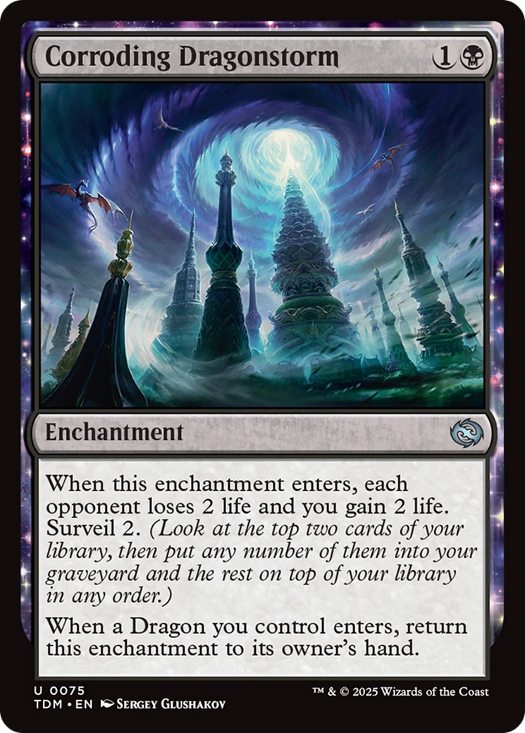Corroding Dragonstorm [Tarkir: Dragonstorm] | Enigma On Main