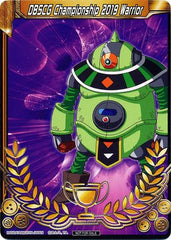 DBSCG Championship 2019 Warrior (Merit Card) - Universe 3 "Mosco" (3) [Tournament Promotion Cards] | Enigma On Main