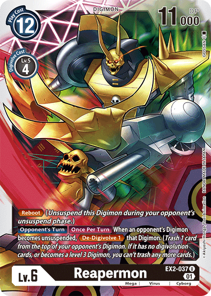 Reapermon [EX2-037] [Digital Hazard] | Enigma On Main