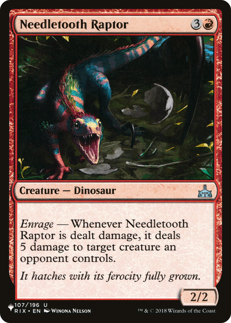 Needletooth Raptor [The List] | Enigma On Main