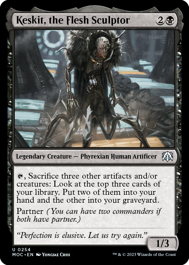 Keskit, the Flesh Sculptor [March of the Machine Commander] | Enigma On Main