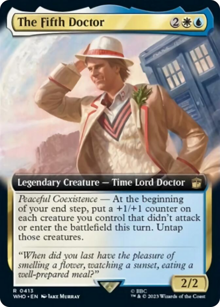 The Fifth Doctor (Extended Art) [Doctor Who] | Enigma On Main