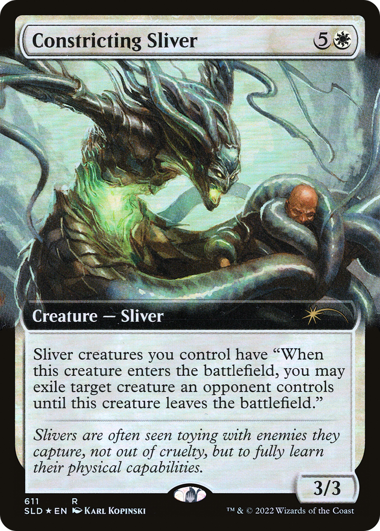 Constricting Sliver (Extended Art) [Secret Lair Drop Promos] | Enigma On Main